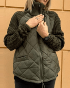 Lugane - Strick-Fleece Jacke